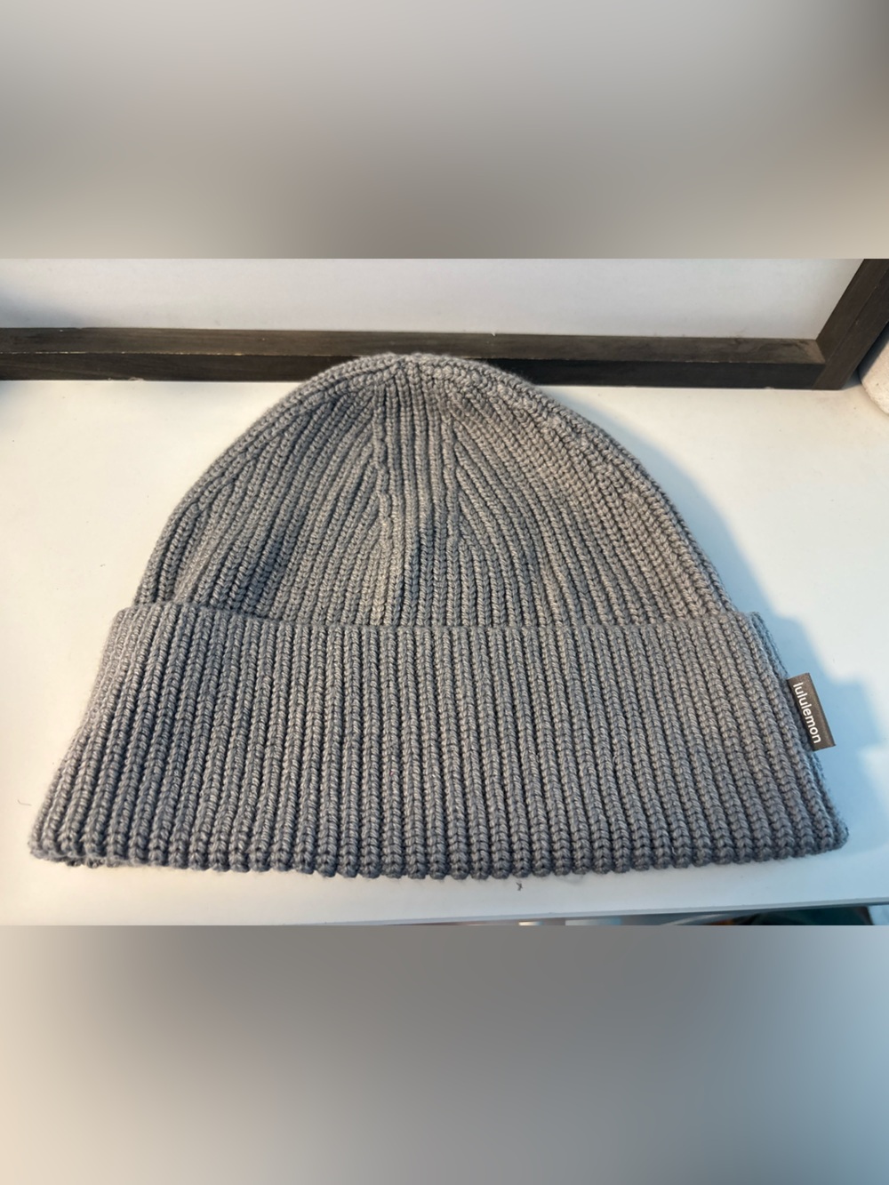 Lululemon Ribbed Merino Wool Blend Knit Beanie L/XL
